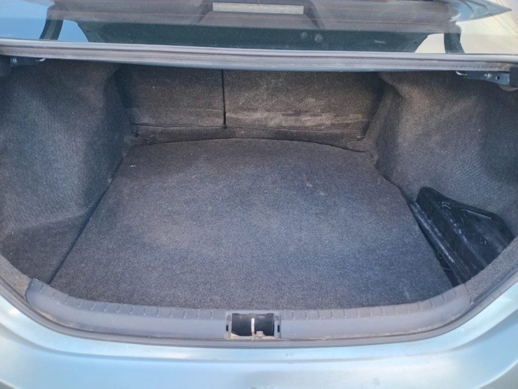 Empty boot of the Corolla