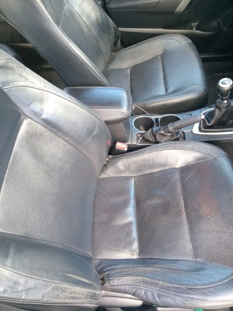 Front seats of the car